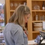 Amanda’s western denim shirt on The Real Housewives of Beverly Hills