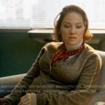 Angie’s taupe cardigan on Will Trent