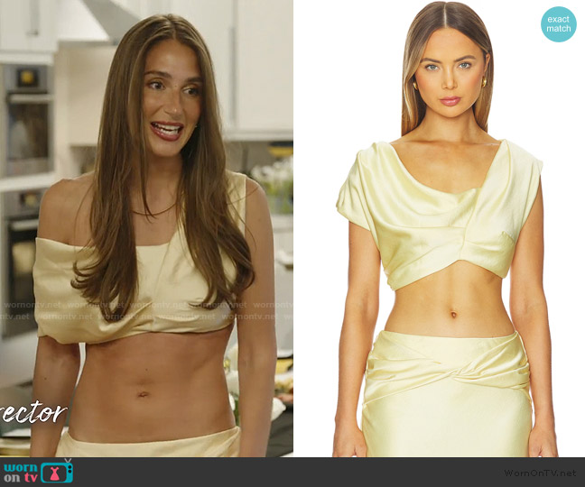 Arcina Ori Andi Top worn by Amanda Batula on Summer House