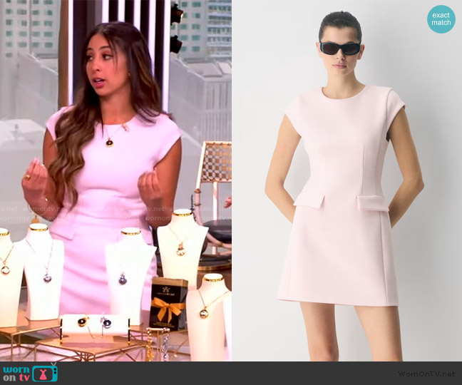 Aritzia Priestly Dress worn by Rajia Abdelaziz on The View