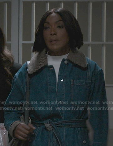 Athena’s denim coat on 9-1-1