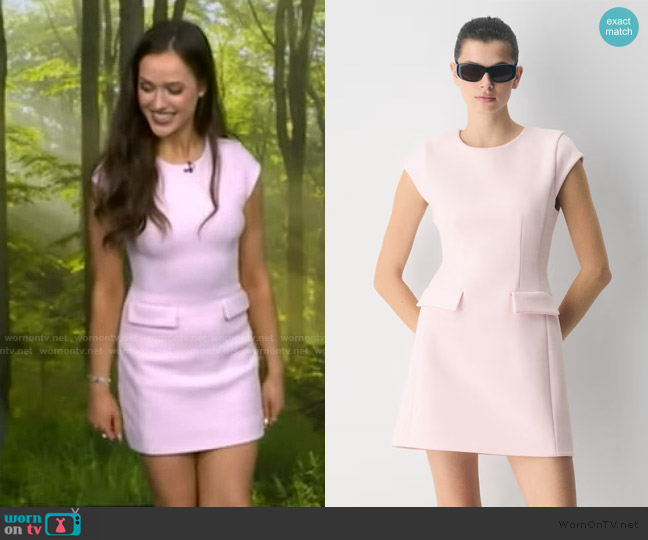 Babaton Priestly Dress worn by Anna Mai Fitzpatrick on Good Morning America