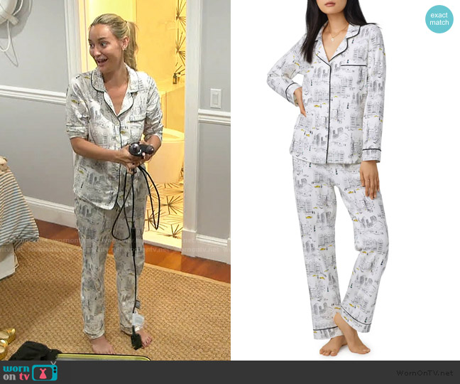 Bedhead Pajamas Print Jersey Pajamas worn by Bailey Taylor on Summer House