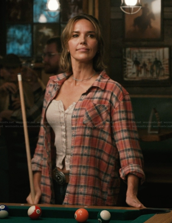 Belle’s red plaid shirt on Marshals
