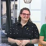 Krissy Downey’s black studded shirtdress on Today