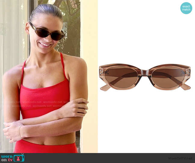 BP. 50mm Oval Sunglasses worn by Charley Manley on Southern Charm