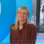 Dr. Elisa Port’s brown blouse on Today