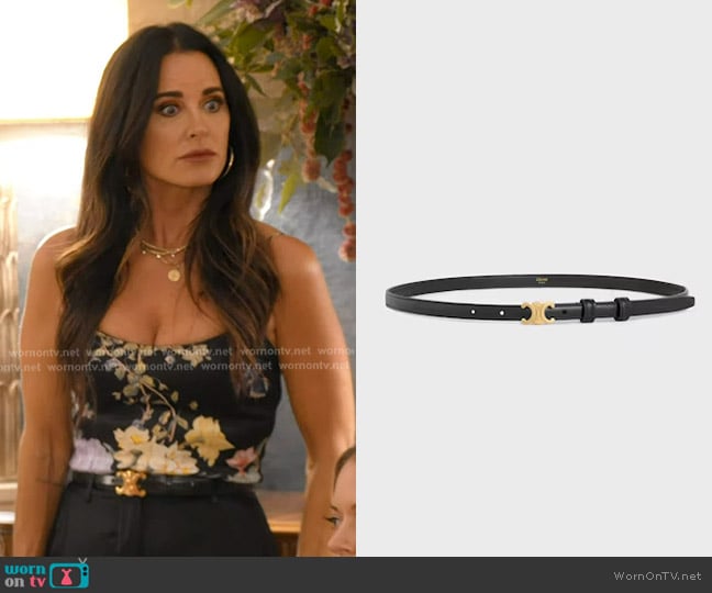 by Celine worn by Kyle Richards on The Real Housewives of Beverly Hills