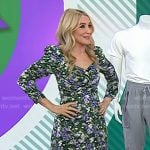 Chassie’s green floral midi dress on Today