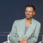 Preston Konrad’s mint green suit on Good Morning America