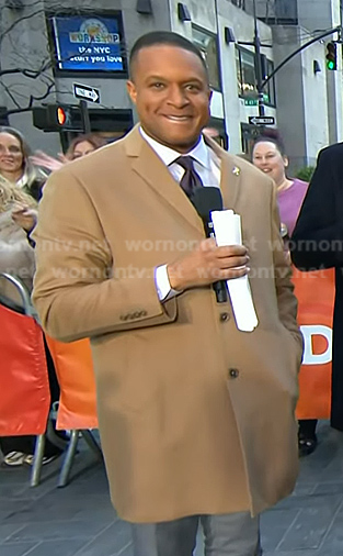 Craig’s beige coat on Today