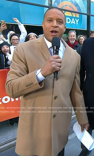 Craig’s beige coat on Today