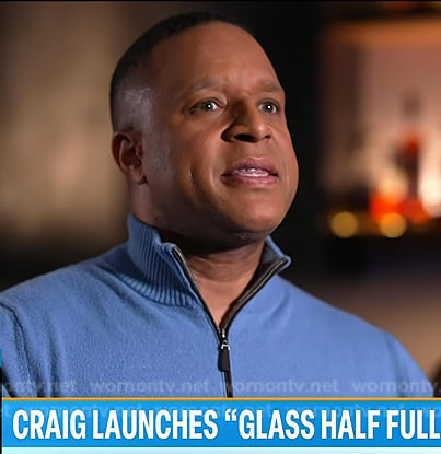Craig’s blue quarter-zip sweater on Today