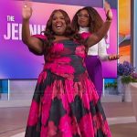 Danielle Pinnock’s floral print strapless dress on The Jennifer Hudson Show Danielle Pinnock’s floral print strapless dress on The Jennifer Hudson Show