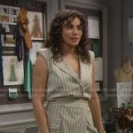 Daphne’s striped dress on The Bold and the Beautiful
