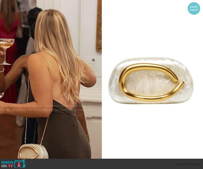 Debimy Acrylic Clutch Purse worn by Molly O’Connell on Southern Charm