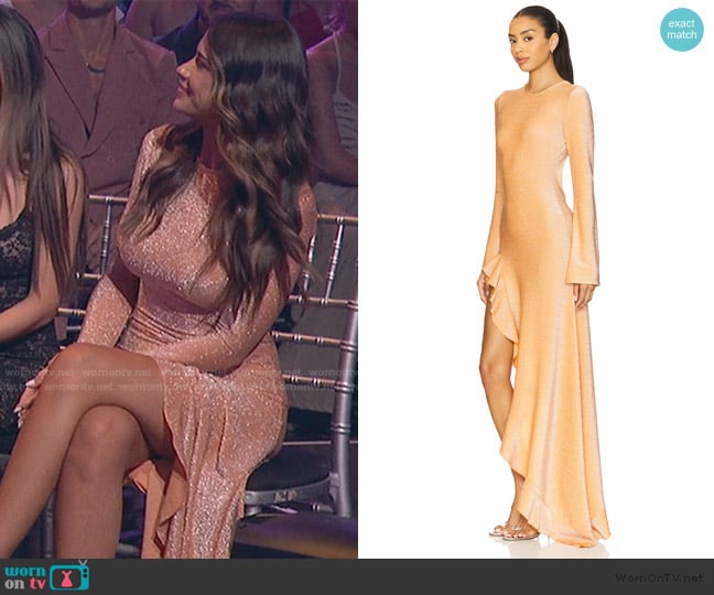 Delfi Rosalia Maxi Dress worn by Demi Engemann on The Secret Lives of Mormon Wives