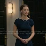 Miss Dylan’s pleated denim mini dress on The Bold and the Beautiful