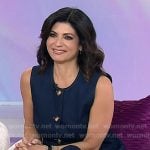 Tamsen Fadal’s denim vest and cropped jeans on Today