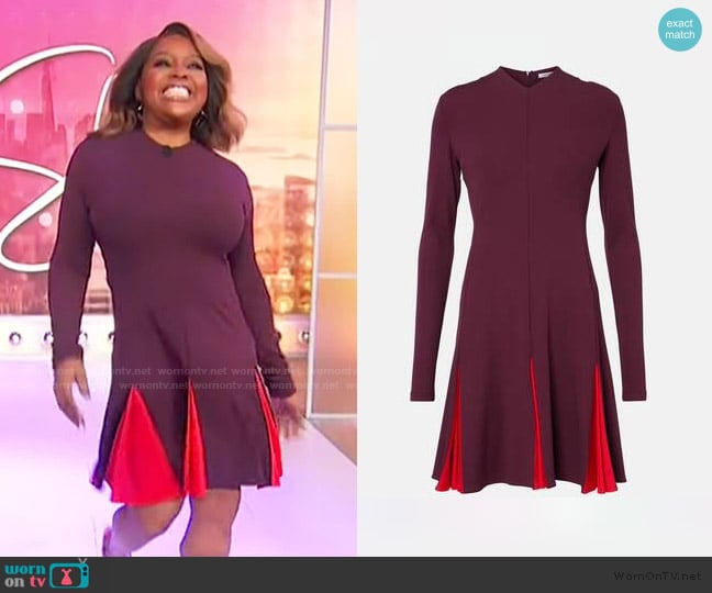 Ferragamo Jersey minidress worn by Sherri Shepherd on Sherri