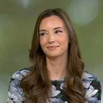 Ariel Sullivan’s floral print mesh dress on Today