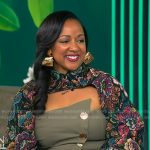 LaKisha Greenwade’s floral bolero on Tamron Hall Show