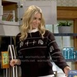 Gemma’s brown horse sweater on The Neighborhood
