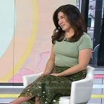 Esther Lee’s green sequin skirt on Today