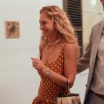 Hannah’s brown polka dot dress on Southern Charm
