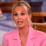 Elisabeth Hasselbeck’s pink studded earrings on The View