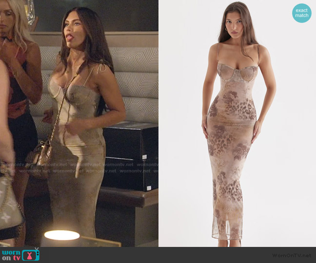 House of CB Aiza Dress worn by Jessi Ngatikaura on The Secret Lives of Mormon Wives