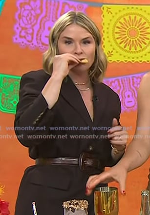Jenna’s brown leather belt on Today