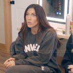 Jessi’s black unwell print sweat set on The Secret Lives of Mormon Wives