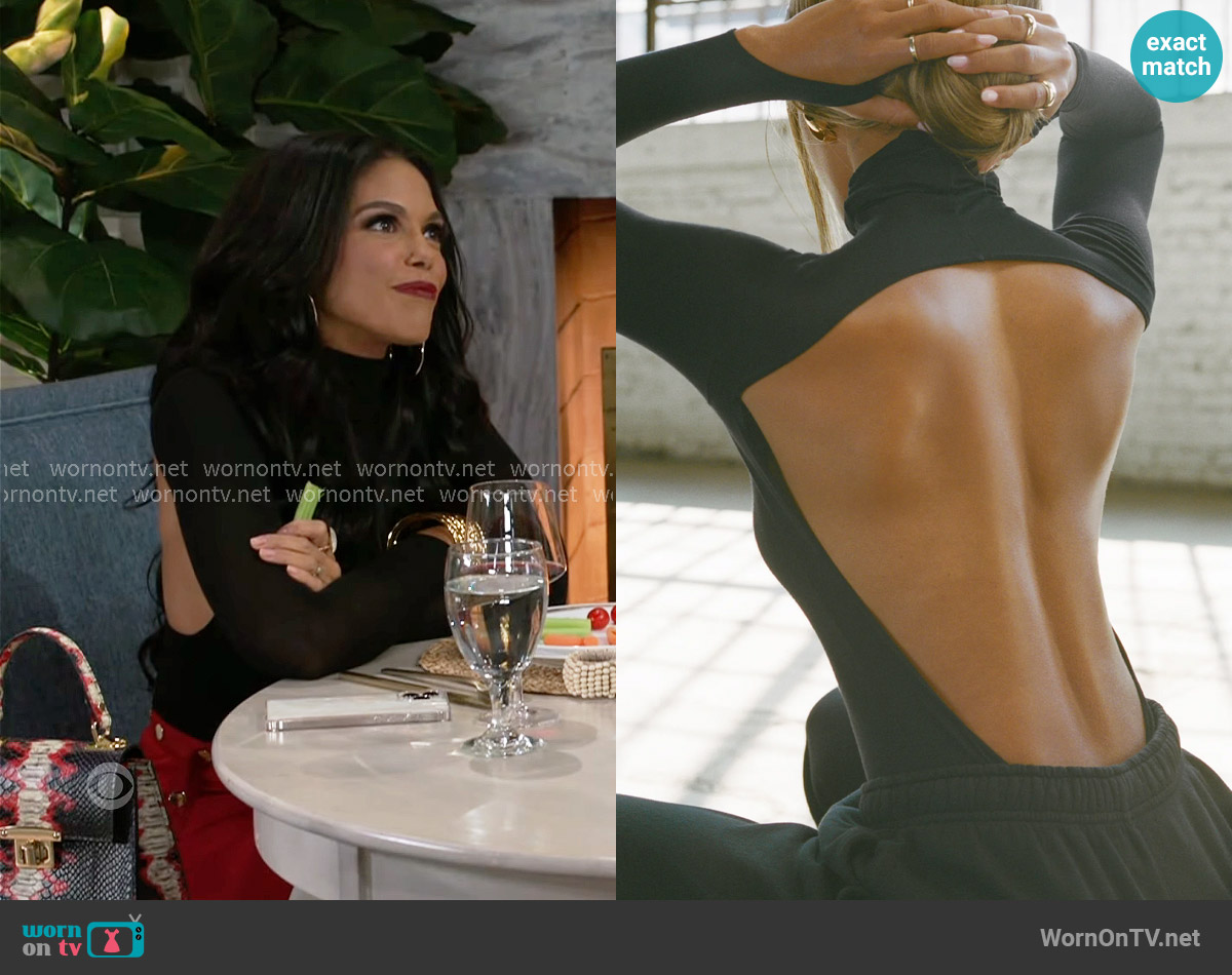 Joah Brown Open Back Turtleneck worn by Dani Dupree (Karla Mosley) on Beyond the Gates