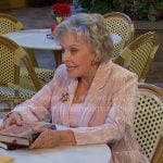 Julie’s pink velvet blazer on Days of our Lives