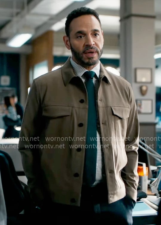 Karadec’s beige jacket on High Potential