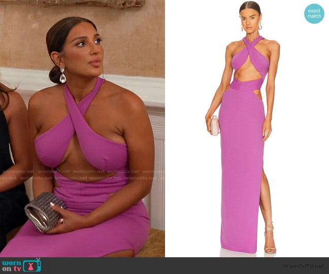 Katie May Cairo Gown worn by Leva Bonaparte on Southern Charm