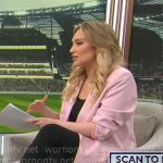Kelly O’Grady’s light pink blazer on CBS Mornings