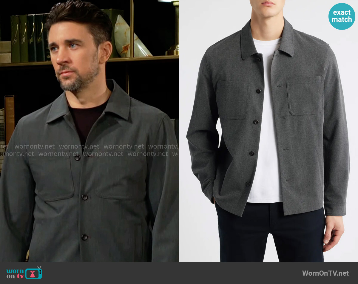 Les Deux Marseille Texture Jacket worn by Cane Ashby (Billy Flynn) on The Young and the Restless