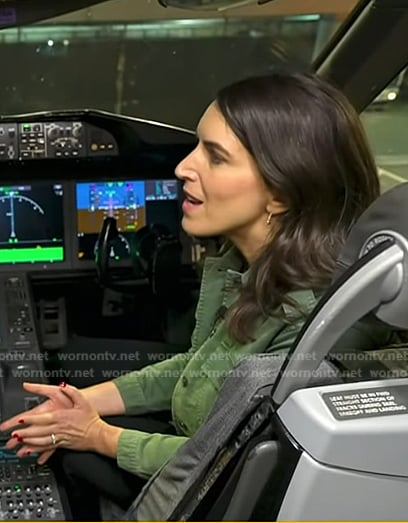 Liz’s green jacket on Today