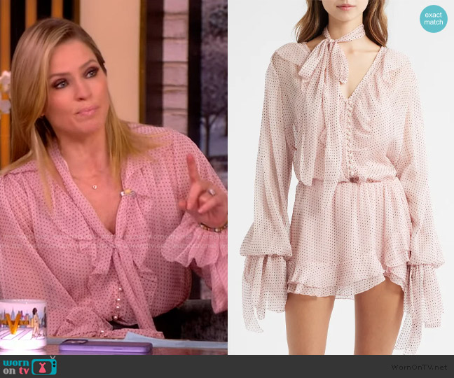 LoveShackFancy Linette Top worn by Sara Haines on The View