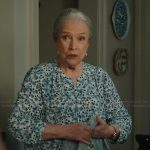 Madeline’s blue floral print top on Matlock