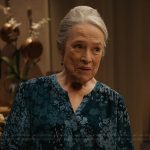Madeline’s blue floral print top on Matlock