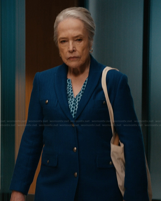 Madeline’s blue jacket on Matlock