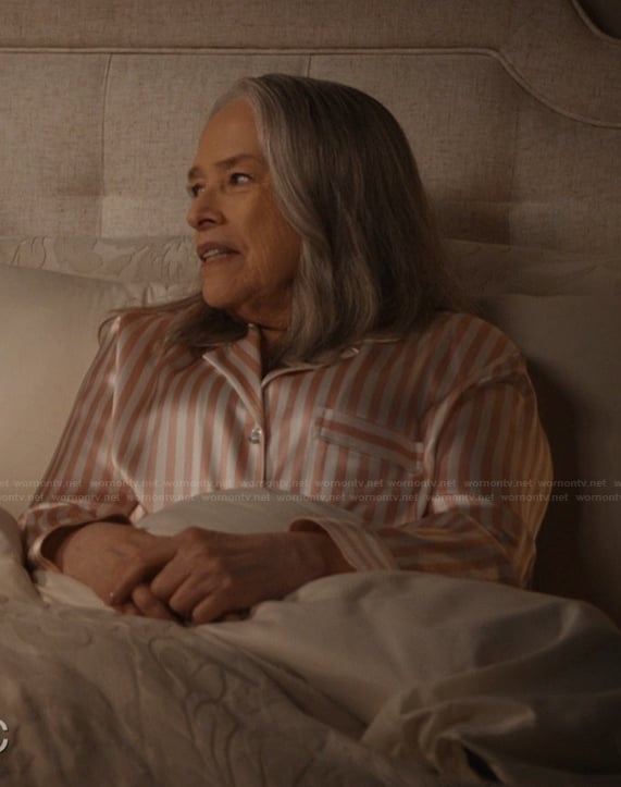 Madeline’s pink stripe pajamas on Matlock