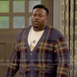 Marty’s plaid cardigan on The Neighborhood