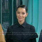 Maura Higgins’s black off-shoulder top on Today