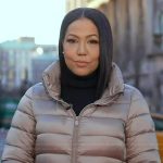 Stephanie’s metallic padded jacket on Good Morning America