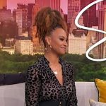 Ryan Michelle Bathe’s leopard print mini dress on Sherri