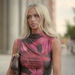 Miranda’s floral print mesh top on The Secret Lives of Mormon Wives